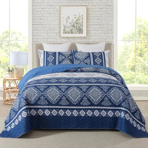 Vista 22 de Travan Juegos de Edredón de 2 Piezas Twin con Sham, Ropa de Cama de Gran Tamaño, Colcha Reversible, Juego de Cubrecama Suave, Tamaño Twin