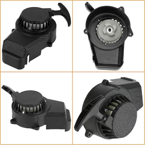 Vista 8 de FVRITO Bobina de encendido de arranque de arranque de aleación fácil de tirar para motor de 2 tiempos 47cc 49cc 50cc SYX Taotao Coolster SSR MotoTec