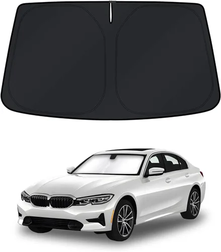 Vista 86 de KUST Parasol para parabrisas para Volkswagen VW Taos 2022-2025 2026, accesorios para ventana, protector de visera solar, plegable, bloquea los rayos