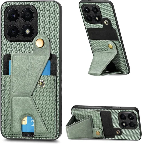 Vista 179 de Funda para Oppo K10x / OnePlus Nord CE 2 Lite 5G Funda para Realme 9 5G / 9 Pro / Q5 / V25 Funda de piel sintética con ranuras para tarjetas