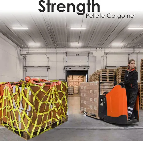 Vista 3 de Red de carga para helicóptero/palet, 1.25" Web, 6' x 6