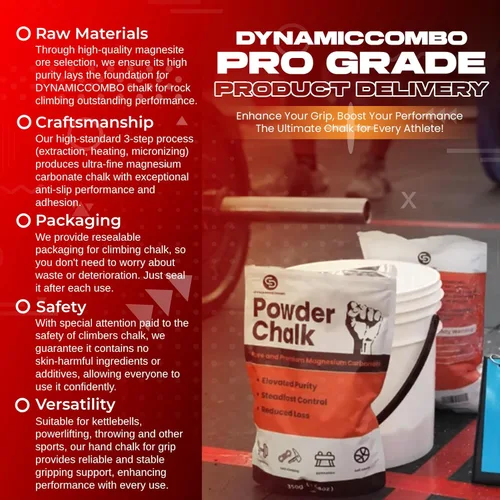 Vista 3 de Climbing Chalk Ultra-Fine Chalk Powder for Rock Climbing, Bouldering, Weightlifting & Gymnastics