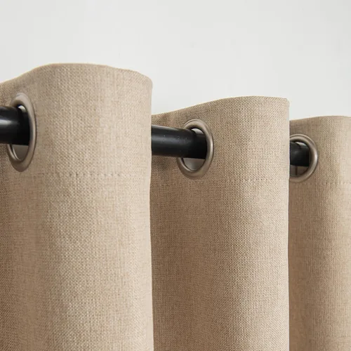 Vista 7 de Safdie Cortinas opacas para dormitorio o sala de estar. Cortinas de 84 pulgadas de largo, juego de 2 paneles. Cortinas para Cuarto. Cortinas beige