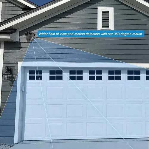 Vista 4 de Blink - Soporte de revestimiento de vinilo para exteriores con funda impermeable, soporte de montaje sin agujeros y cubierta a prueba de intemperie