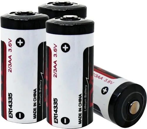 Vista 6 de Paquete de 2 baterías de litio primarias ER14335 2/3AA 3.6V 1650mAh para PC industrial, RAM de computadora, equipo médico