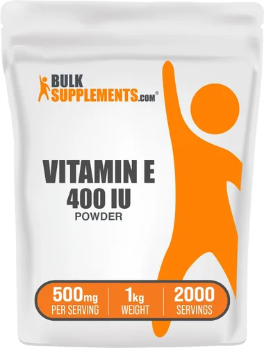 Vista 7 de BulkSupplements. com Vitamina E 400 UI en polvo - como D-alfa tocoferol, suplementos nutricionales - Sin gluten, 500 mg por porción, 11.0 lbs