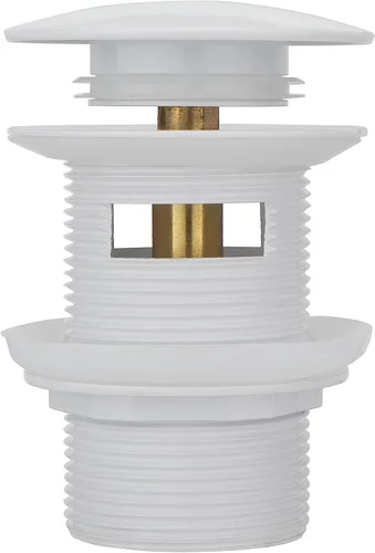 Vista 11 de Drenaje de bañera independiente de latón, tapón de drenaje de bañera independiente, se adapta a la mayoría de kits de drenaje de bañera Oro cepillado