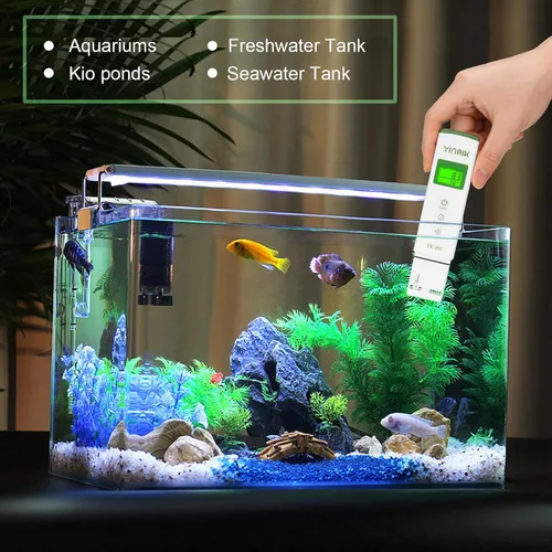 Vista 5 de YINMIK YK-P01 - Medidor de pH digital para hidroponía de agua, medidor de temperatura de pH preciso con ATC para piscina, spa, jacuzzi, plantas