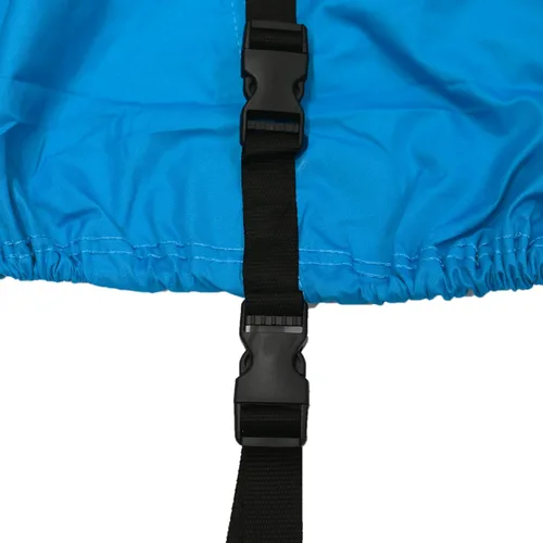 Vista 5 de EliteShield Cubierta impermeable para lancha pontón, poliéster 600D resistente grado marino, cubierta de pontón remolcable cubierta de lancha, se