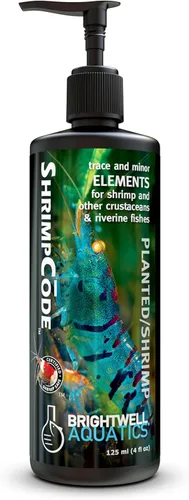 Vista 9 de Brightwell Aquatics ShrimpCode - Rastros y Elementos Menores para Camarones y Otros Peces de Río de Agua Dulce, 8.5 fl oz