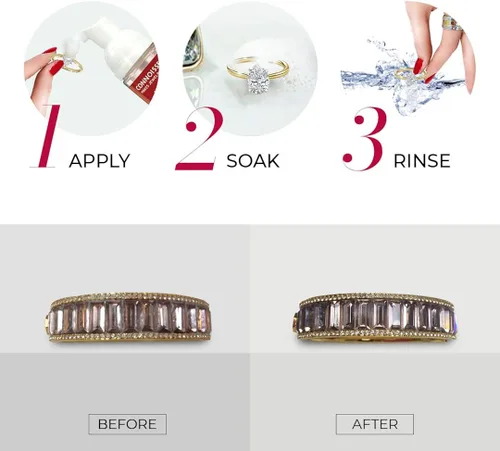 Vista 4 de CONNOISSEURS All-Purpose Jewelry Cleansing Foam, Quick and Easy Jewelry Cleaner Solution