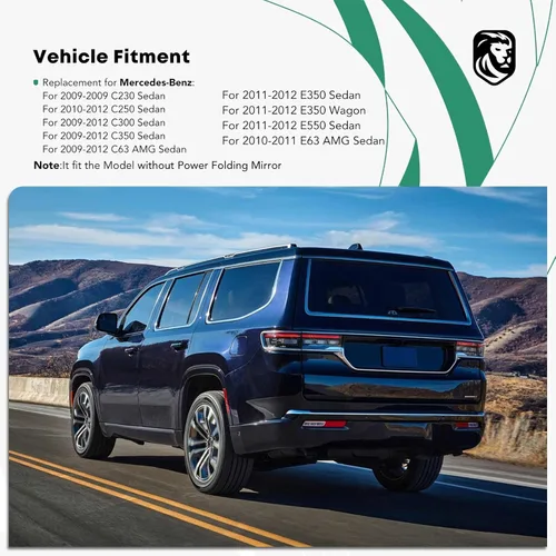 Vista 4 de YHTAUTO Interruptor de ventana principal eléctrico de repuesto para Mercedes-Benz C230 C250 C300 C350 C63 E350 E550 E63 AMG 2009-2012, 3 pines, sin