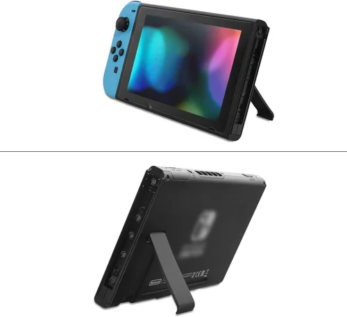 Vista 4 de LONANDY 2 Pcs Replacement Kickstand for Nintendo Switch - Switch Kickstand Back Shell Holder Back Bracket, Kick Stand Replacement Repair Kit for