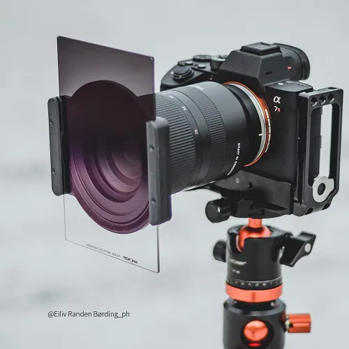 Vista 8 de K&F CONCEPT 100X150mm Square Soft GND8 (3 Stop) Filtro de densidad neutra graduado suave con 28 recubrimientos multicapa impermeable/resistente a