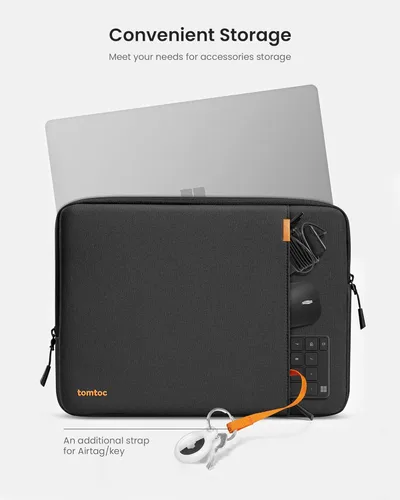 Vista 5 de tomtoc Funda protectora giratoria de 360 para portátil de 13 pulgadas para el nuevo Surface Pro 11th, Copilot+PC 2024, Surface Pro 10/9/8/X