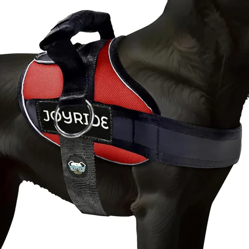 Vista 19 de Joyride Harness 2.0 - El Arnés Original para Perros Sin Tirones con Anillo Lateral - Sin Estrangulamiento, A Prueba de Escapes, Reflectante, 3 Clips
