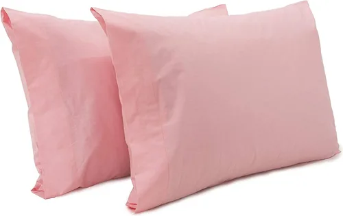 Vista 27 de Superity Linen Fundas de almohada de tamaño estándar, cerramiento abierto, paquete de 2, 100% algodón suave y cómodo, color crema