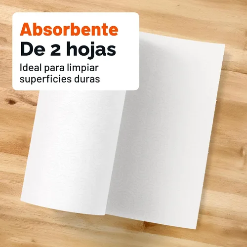 Vista 3 de Amazon Basics Toallas de papel de hojas flexibles de 2 capas, 12 rollos básicos = 40 rollos regulares, valor diario con 150 hojas por rollo