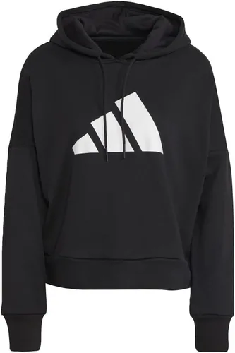 Vista 2 de adidas Sudadera deportiva con capucha Three Bar para mujer