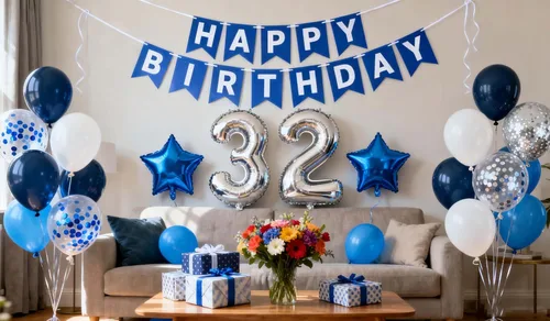 Vista 9 de Decoración de fiesta de cumpleaños número 30, globos de papel de aluminio de látex con el número 30, globos de látex con confeti para hombres, él