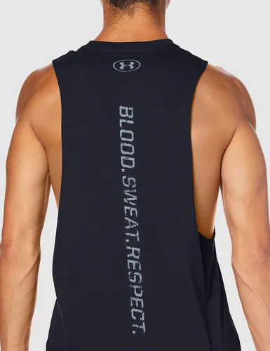 Vista 5 de Under Armour Proyecto Rock Cut-Off (as1, Alpha, x_l, Regular, NegroSummit White - 001)