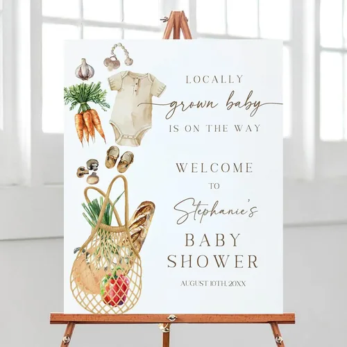 Vista 21 de Letrero de bienvenida para baby shower de aventura espera, cartel de viaje para baby shower