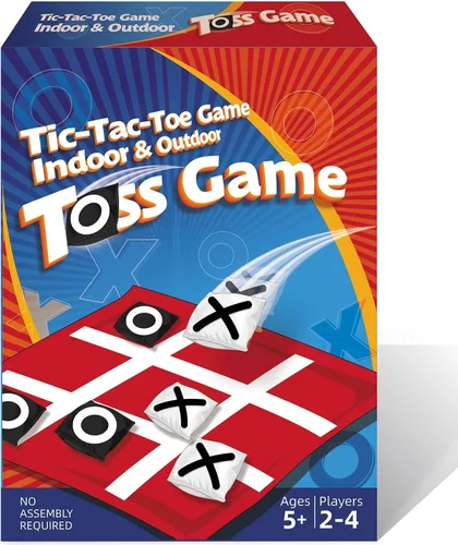 PJDRLLC Tic Tac Toe - Juego de puf gigante para acampar al aire libre, patio trasero, césped para niños y adultos, juegos familiares grandes para