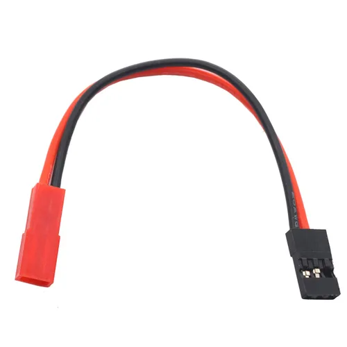 Vista 6 de ShareGoo 10 CM 20AWG JST hembra enchufe a JR macho servo receptor conector adaptador cable para coche RC FPV barco Lipo batería RC luces LED