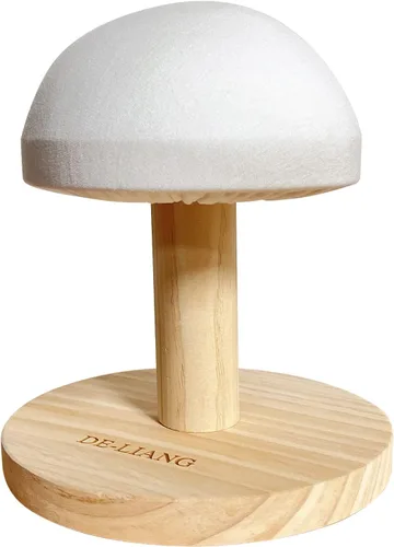 Bra - Tabla de planchar de madera, mini taburete de almohada de manga acolchada de hierro con base redonda para mesa pequeña, almohadilla de