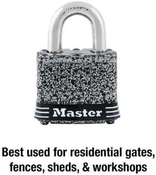 Vista 2 de Master Lock Cerradura laminada 380D con oxidóleo, 1-916 pulgadas