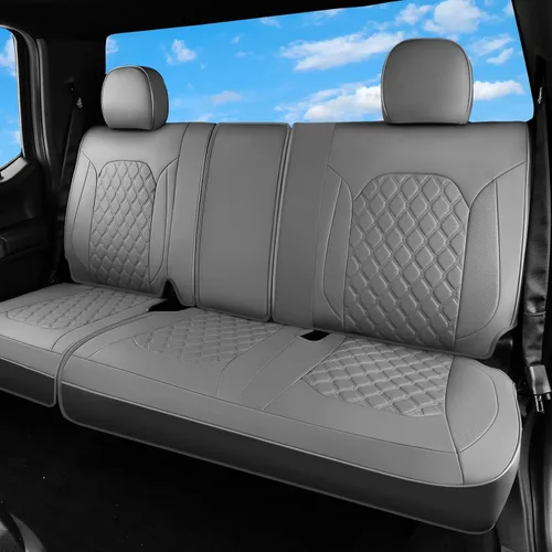 Vista 17 de Huidasource Fundas de asiento para Chevy Silverado 1500, fundas de asiento Silverado, GMC Sierra Pickup 1500 2007-2013 y 2019-2025, 2500HD 3500HD