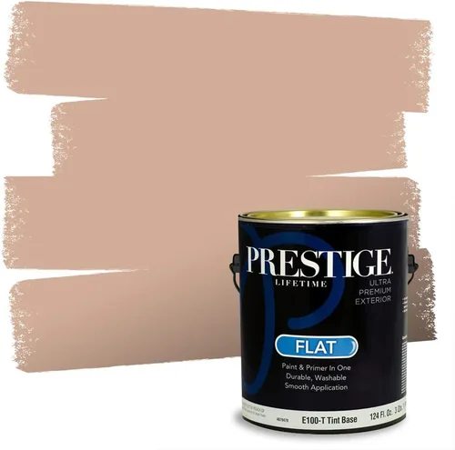 Vista 106 de PRESTIGE Pintura exterior e imprimación en uno, bronceado Aberdeen, plano, 1 galón