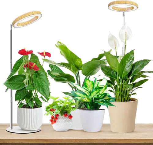 Vista 18 de Aokrean Luz de Crecimiento para Plantas, 48 LEDs Luces de Crecimiento de Espectro Completo para Plantas de Interior, Lámpara de Crecimiento
