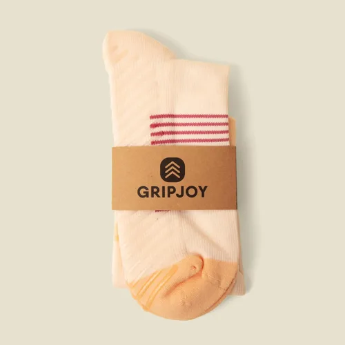 Vista 2 de Gripjoy Compression Socks with Grips for Women & Men - 15-20mmHg - Knee High Non-slip Socks