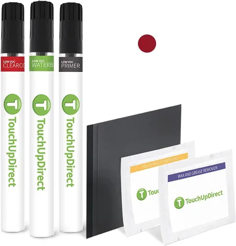 Vista 202 de TouchUpDirect QM1 Cloud White compatible con Pintura de retoque en aerosol Nissan Exact Match - Kit esencial