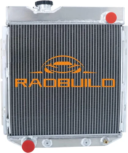 Vista 8 de CU251 Radiador de aluminio de 4 filas para Ford Falcon Mustang Comet Ranchero 1960-1966, para Mercury Comet 1961-1965, para Mustang V8 1965-1966