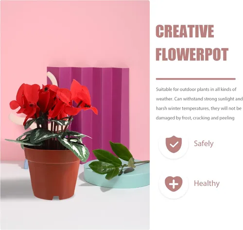 Vista 8 de FOMIYES Mini plantas artificiales en maceta, decoración artificial en maceta, decoración de plantas artificiales en maceta