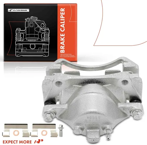 Vista 8 de A-Premium Conjunto de pinza de freno de disco con soporte compatible con modelos selectos de Buick, Chevy, Olds y Pontiac - Century, LeSabre