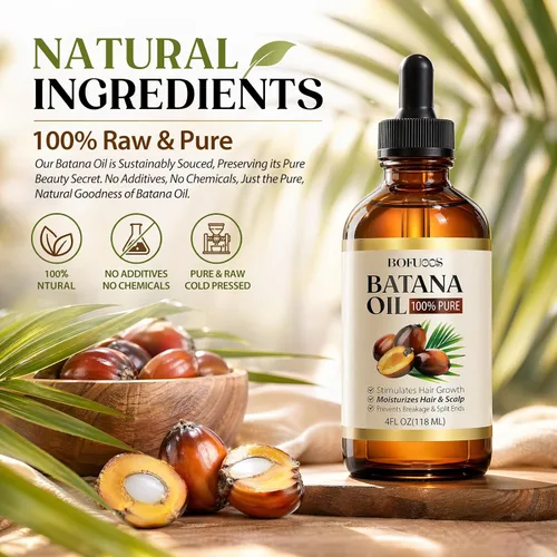 Vista 3 de Batana Oil for Hair Growth – 100% Pure Unrefined Hair & Scalp Oil