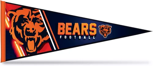 Vista 35 de Rico Industries NFL Football Primary 12" x 30" Felt Wall Décor Pennant - Great for Home/Bed Room/Man Cave Décor