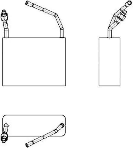 Vista 2 de TYC Núcleo de calentador 96038 compatible con Jeep Wrangler 1987-1995