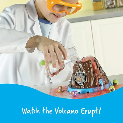 Vista 5 de Learning Resources Beaker Creatures Bubbling Volcano Reactor - Kits de ciencia para niños de 5 años en adelante, juguetes STEM para niños