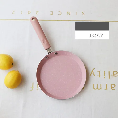 Vista 3 de Hemoton Sartén antiadherente de aluminio de 13.38 pulgadas para tortillas y panqueques, sartén saludable de doble uso con calor rápido y diseño apto