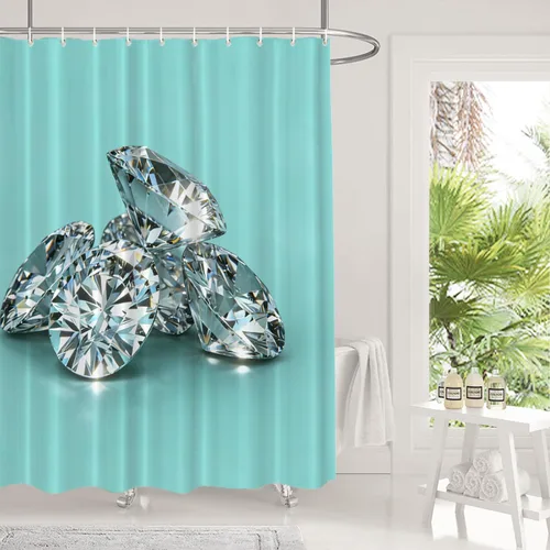 Vista 244 de Shrahala Father and Child Embracing No Hooks Shower Curtain with Snap in Liner Set, Tender Moment Captured Bathroom Décor Polyester Fiber Waterproof