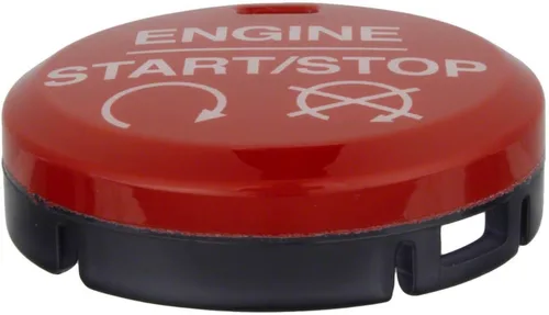 Vista 4 de Ford Racing 15-16 Mustang Kit de instalación de botón de arranque rojo