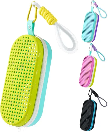 Vista 9 de Mgsarbny - Funda protectora de silicona para gafas de natación, con orificio de drenaje para gafas