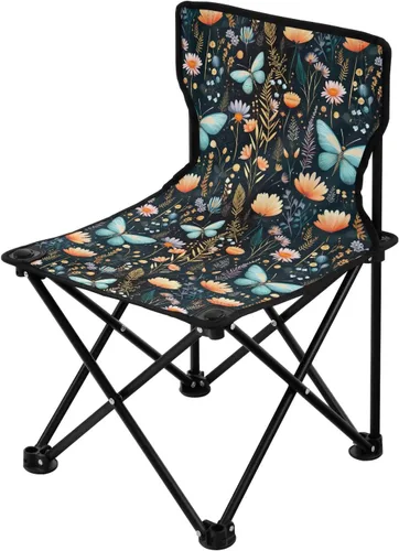 Outdoor Folding Butterfly Flower Camping Chairs for Adults Portable Camping Chair Lightweight Lawn Chair 202a5225