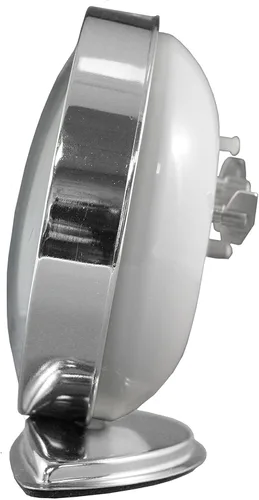 Vista 4 de La Crosse Technology 24014, reloj despertador a cuerda, campana fuerte, cromado, Cromo, Plateado, 1