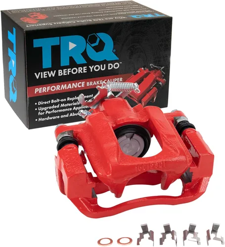 Vista 881 de TRQ Pinza de freno delantera izquierda con soporte lado del pasajero compatible con Ford Expedition Lincoln Navigator 2003-2006