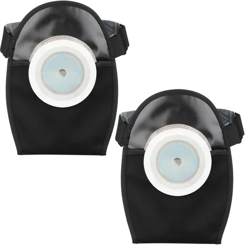 Vista 9 de Stretchy Ostomy Bag Cover Ostomy Pouch Cover Washable Lightweight Pouch Liner Protective Bag Women Men